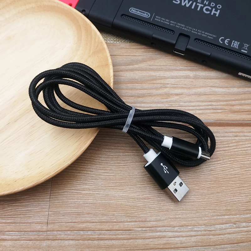 HANNORD Micro USB кабель 2A Быстрая зарядка Micro USB кабель для зарядки данных Syn нейлоновый Кабель Micro-USB в оплетке 1 м 2 м для Android
