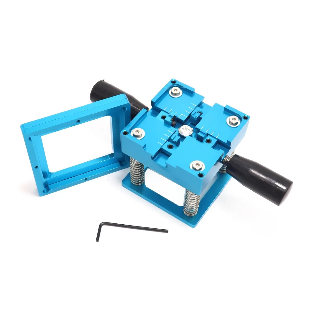 BGA reballing kit 90 мм Сетка из алюминиевого сплава BGA станция с ручным хвостовиком универсальные трафареты BGA+ 10 шт. BGA припой шар