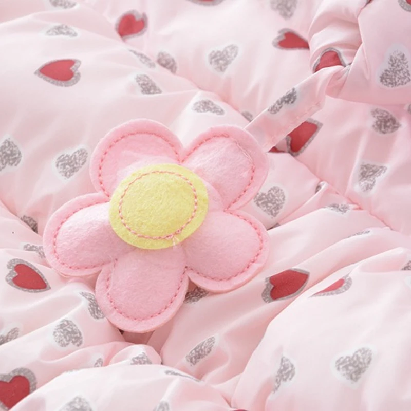 Теплое пальто для маленьких девочек зима 2018 г. милые парки новорожденных с