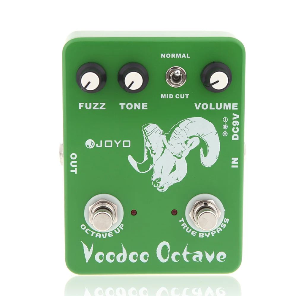JOYO JF 12 Вуду Октава Фуз эффект гитары педаль эффектов|true bypass|octave fuzzvoodoo octave |