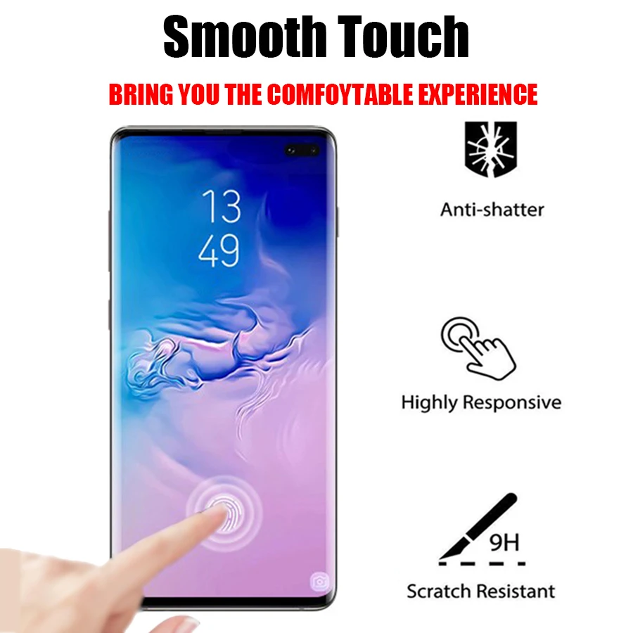 Защитная пленка для экрана samsung s10 plus hydrogel s9 s10e s10plus lite light s 9 10 tpu tremp verre|Защитные