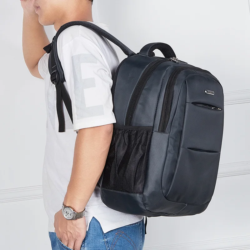 

New Fashion Men Backpacks Luxury Oxford Male Korean Student Backpack Large Boy 15.6 Inch Business Laptop School Computer Bag