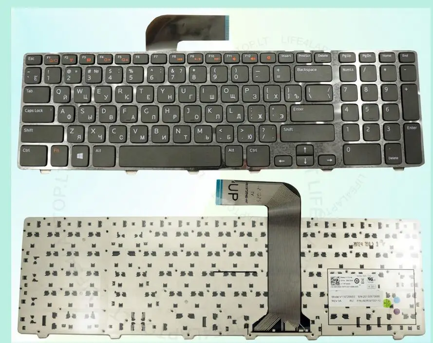 Клавиатура для Dell Inspiron 17R 5720 N7110 7720 17R-SE N7720 Vostro 3750 XPS 17 L702X