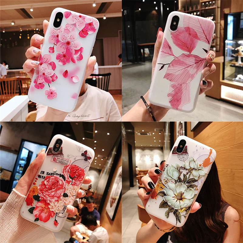 3D рельеф TPU чехол для samsung Galaxy A9 A8 A6 плюс A7 S8 S9 S10 плюс S10e A5 A50 A30 A40 A70 A10 S6 S7 Edge чехол