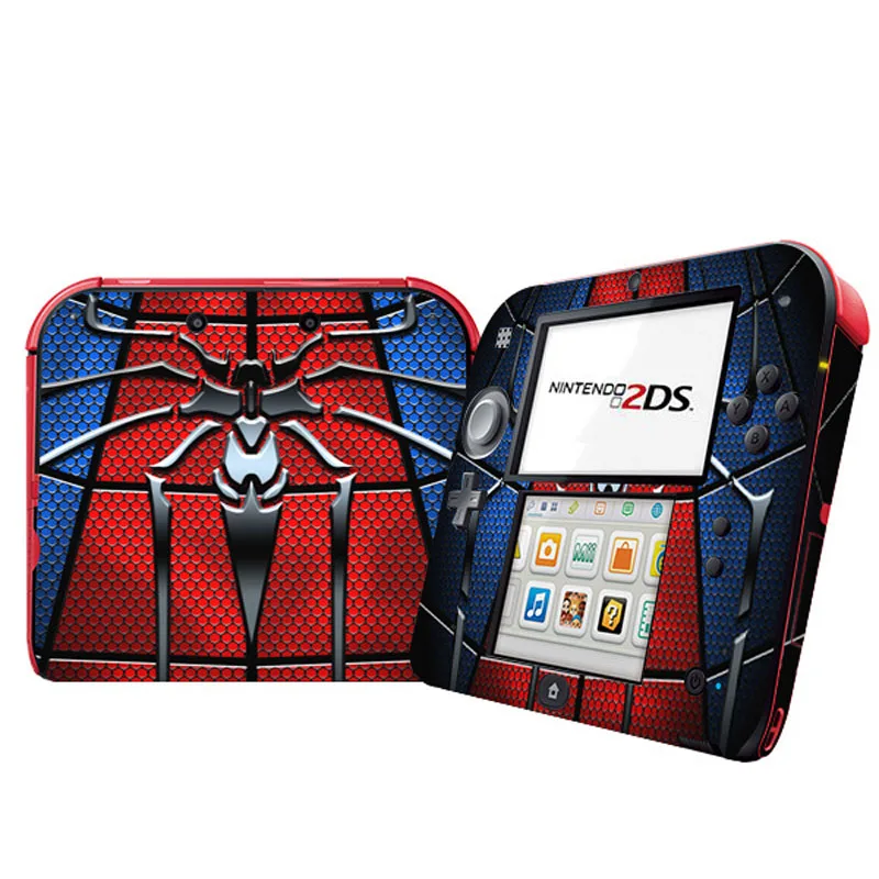 Человек-паук виниловые наклейки на кожу Обложка протектор для nintendo 2DS скины консоль наклейки
