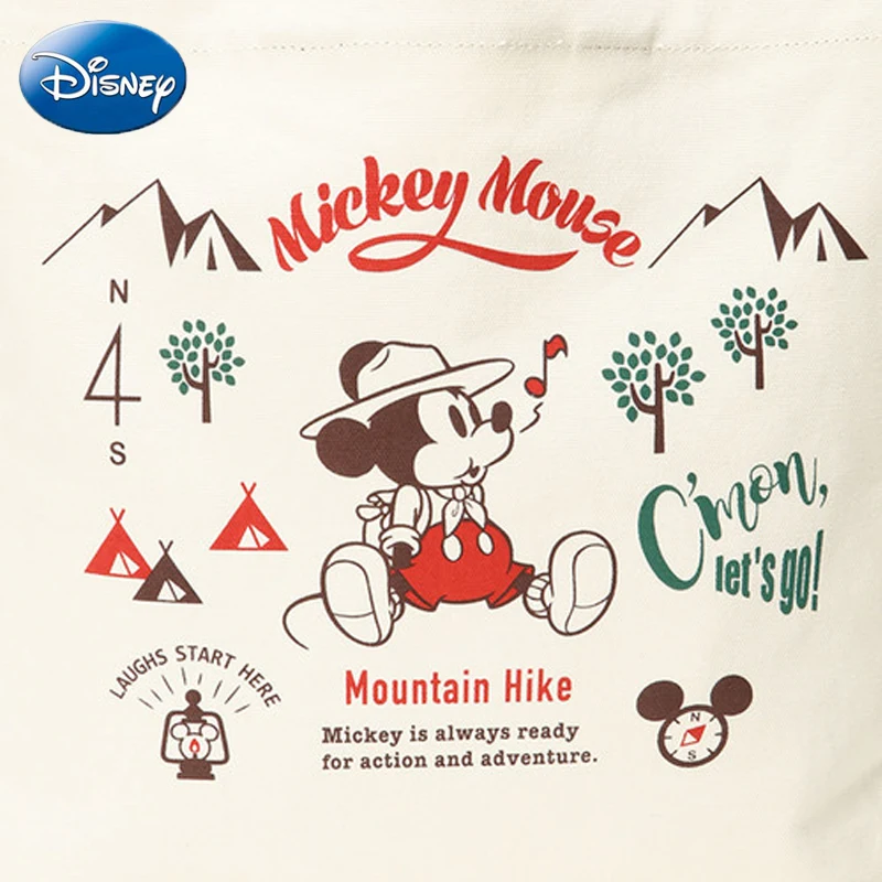 Disney женская сумка с Микки Маусом Большая вместительная ручная модная для девочек