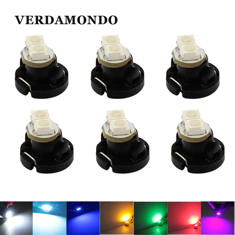 6 шт T4.2 2SMD 1210 3528 Автомобильный светодиодный панель метр Панель светильник лампы