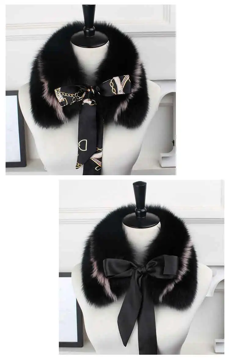 the new hot selling fox fur collar, the natural fox fur collar, the real fur collar child, the winter fur scarf ribbon