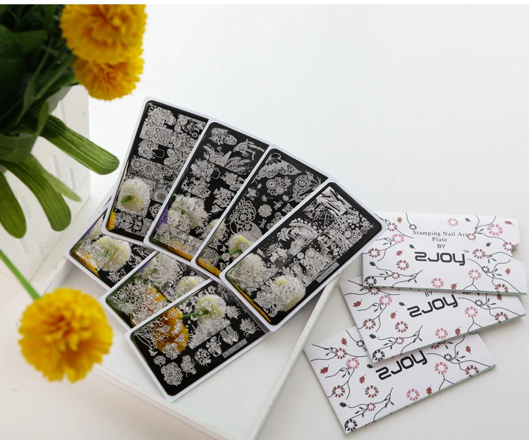 

1 Pcs Nail Stamping Plates Clear Stamper Nail Art Polish Stamp DIY Template Manicure Nail Tools Stencil Nail Art Decoraction