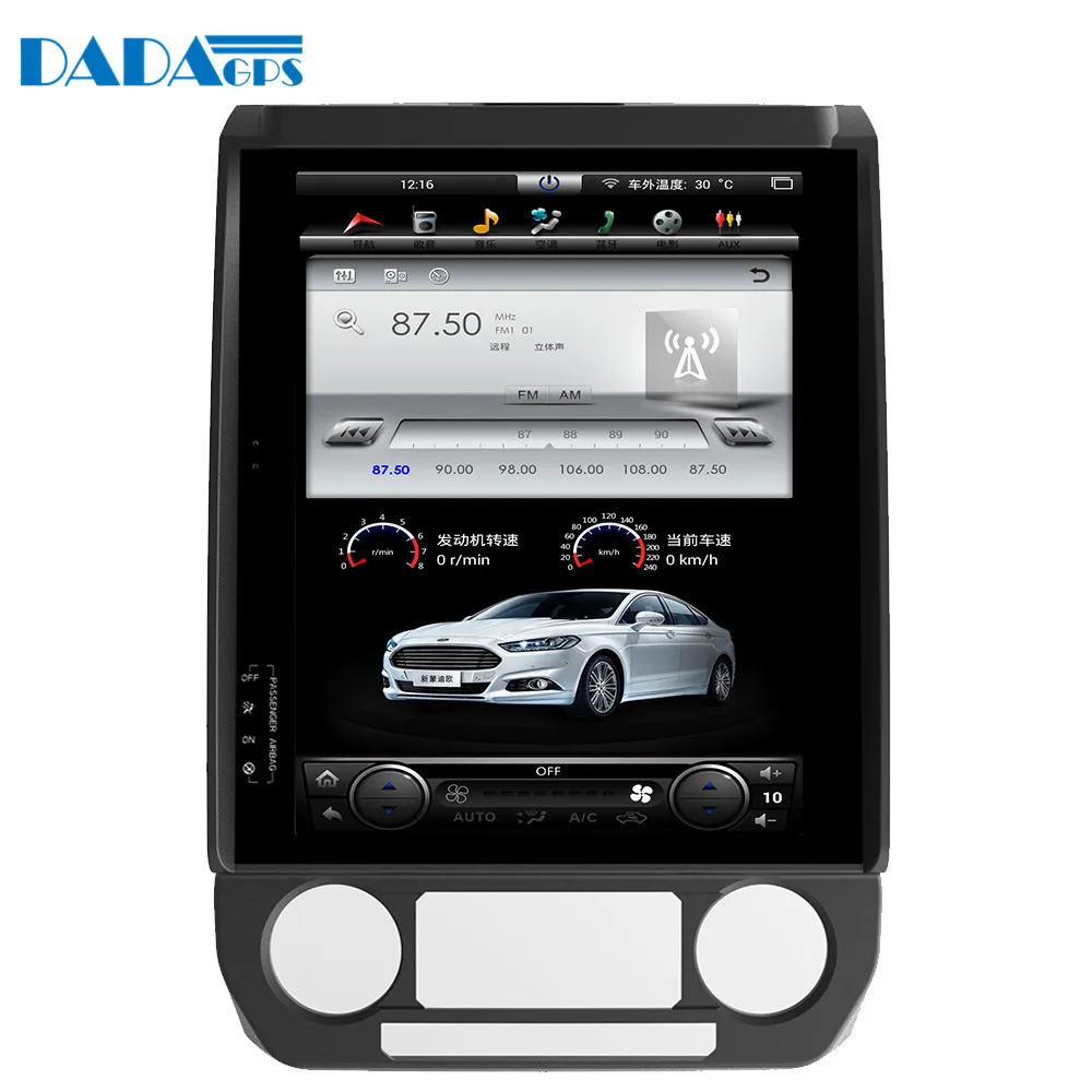 12 1 &quotTesla стиль автомобильный Радио мультимедийный плеер для Ford F150 GPS 2015 2016 2017 2018