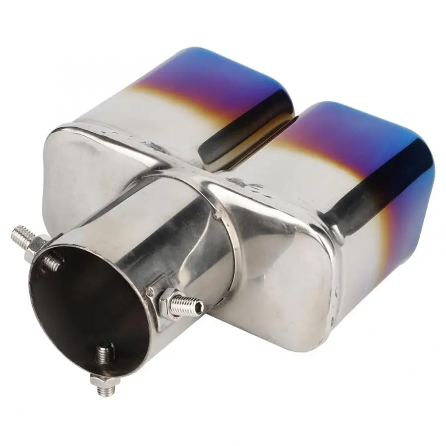 Универсальный автомобильный модифицированный двойной выхлопной трубы из