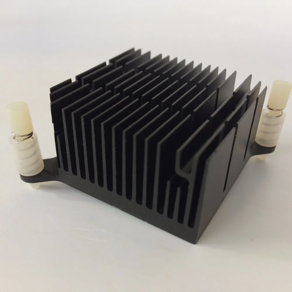 2 шт./лот 40x40x20 мм алюминиевый радиатор для электронного чипа LED RAM Охладитель