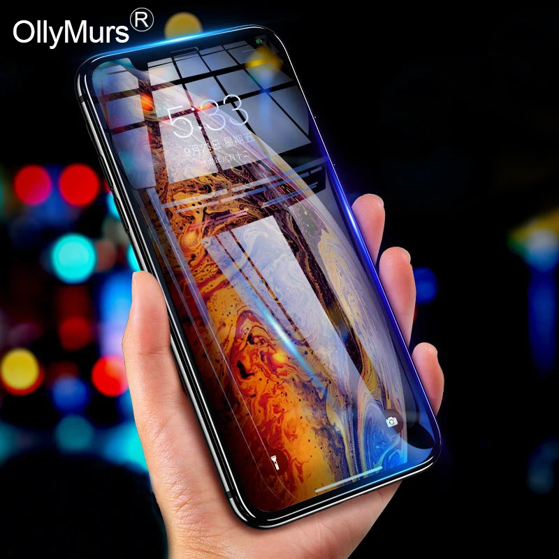 9D закаленное стекло для iPhone 6 S 6s 7 8 Plus XS Max XR X R защита экрана защитное стекло на iPhone 7 iPhone7 чехол полное покрытие