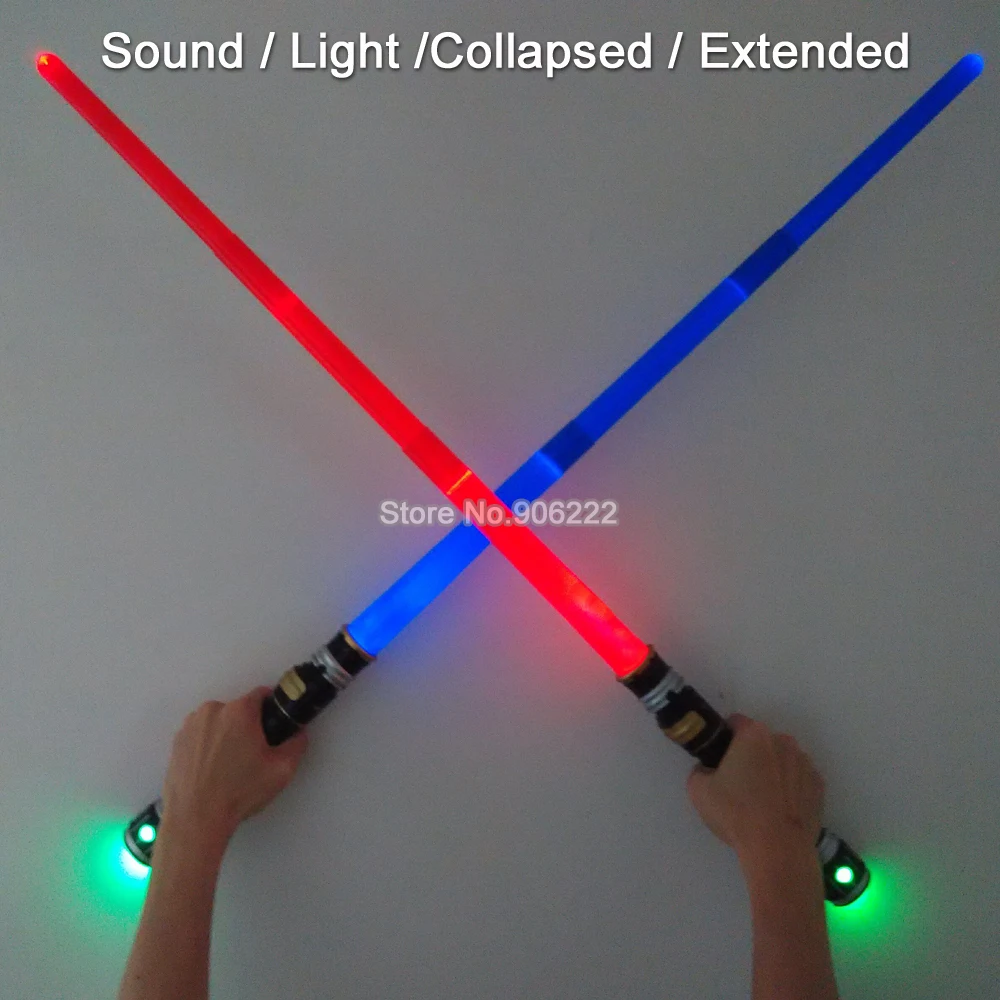 84 см меч игрушка Лазерный Световой Меч в Коробке Упаковки Термоусадочной