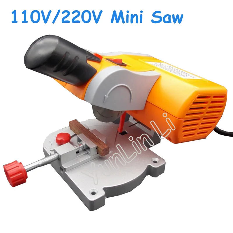 110V/220V Mini Saw Plastic Cutter Non-Ferrous Metal Cutting Machine Woodworking Sawing Machine