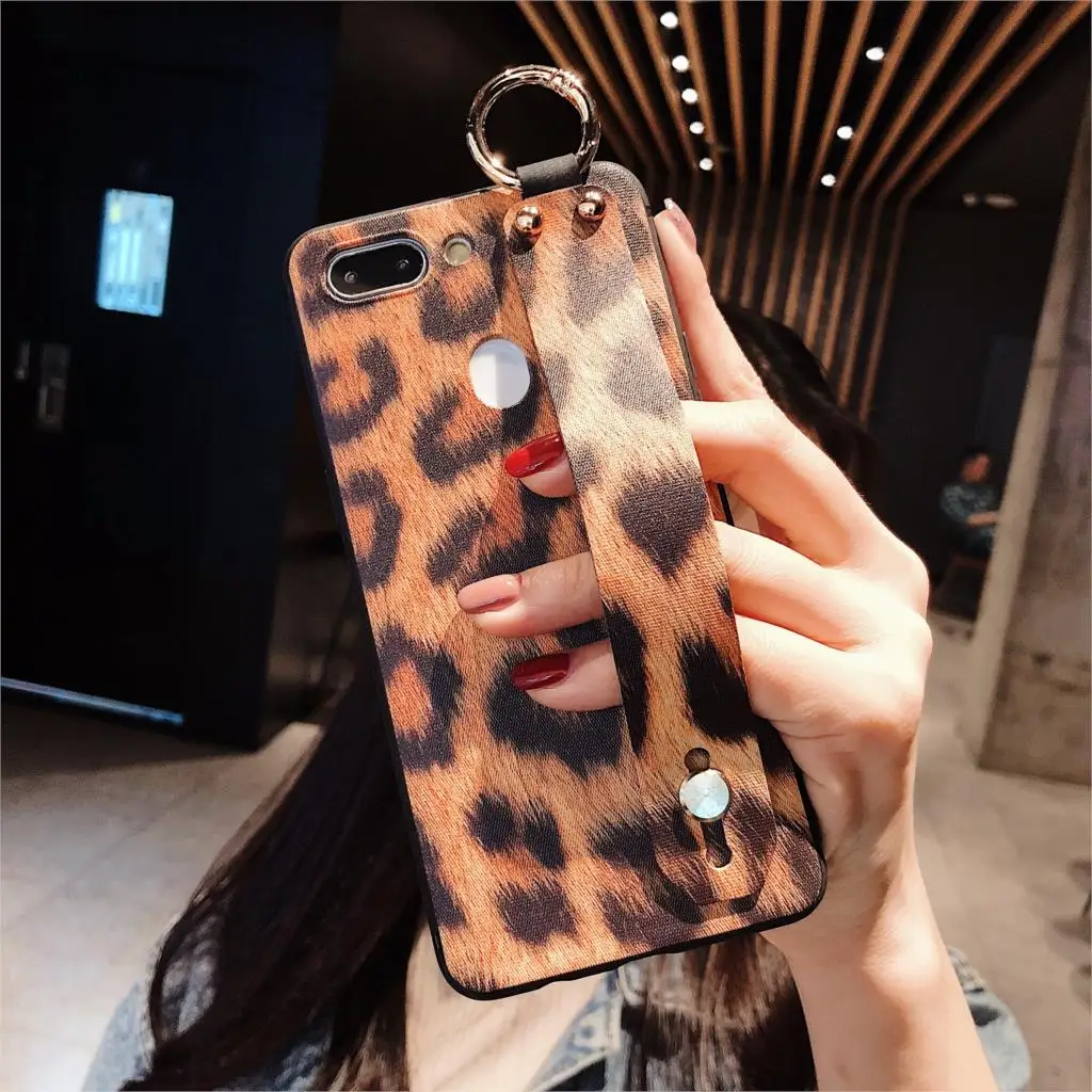 Зебра леопардовый принт ремешок повязка на руку 3D рельефный чехол для iPhone X XR XS Max