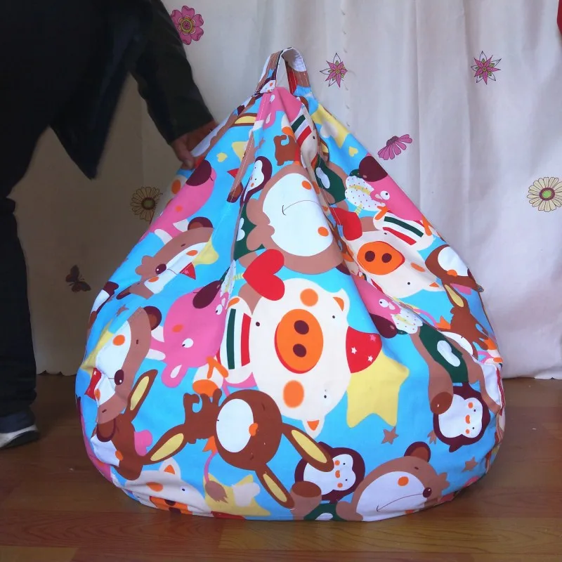 

Bean Bag Cover Kids Couch Bean Bag Chair Without Filling Lazy Sofa Sitzsack For Bedroom Livingroom Balcony Baby Bean Bag Pouf