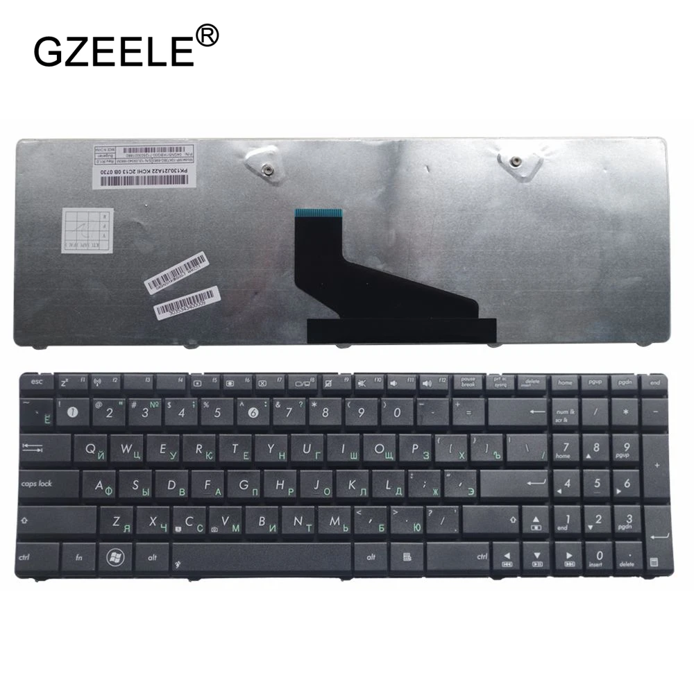 Русская клавиатура для ноутбука Asus X53BE X53TA X53TK A53BE A53BR A53BY A53TA A53TK A53Z K73B K73BR Черная |