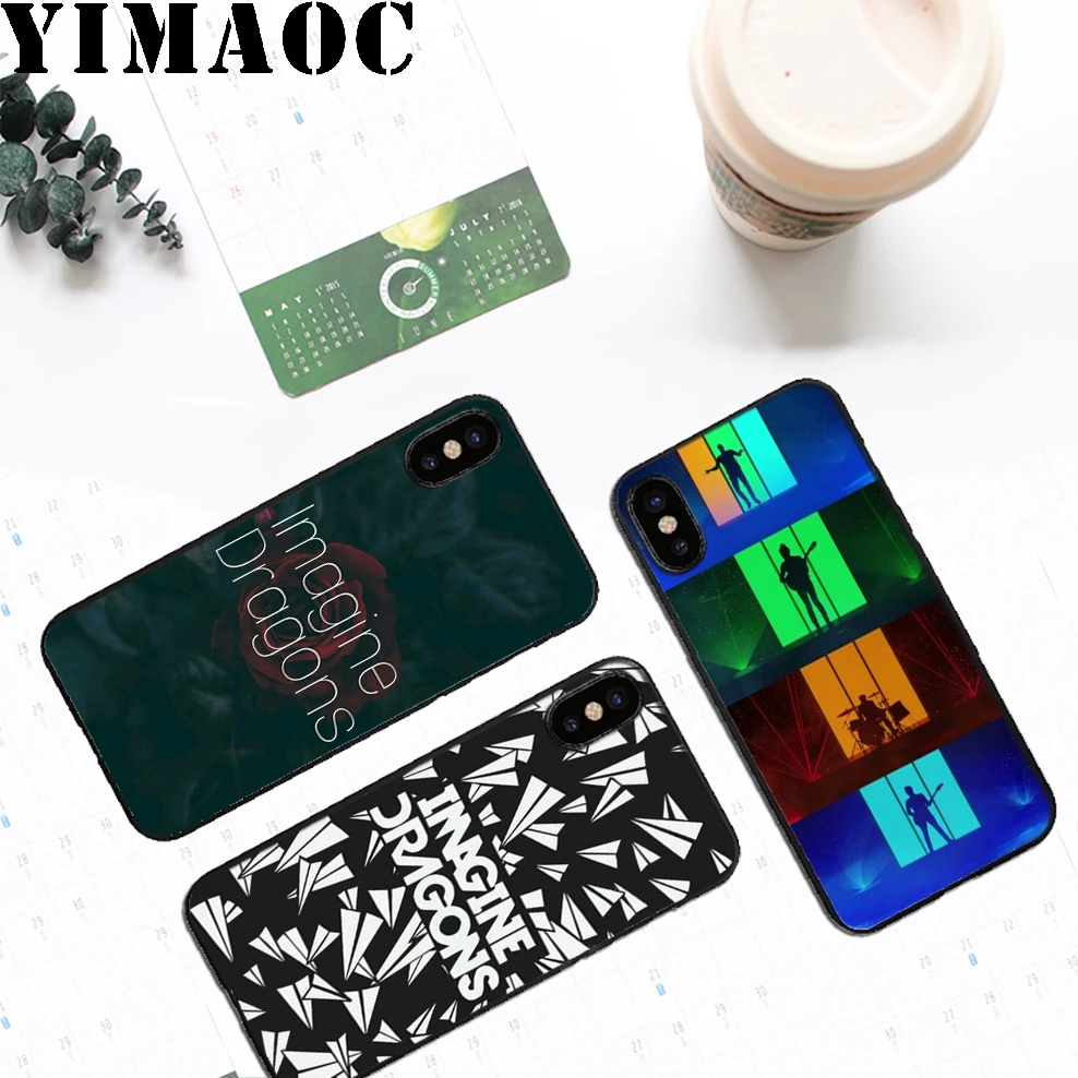 YIMAOC Imagine Dragons Soft Silicone Case for iPhone 11 Pro Xr Xs Max X or 10 8 7 6 6S Plus 5 5S SE |