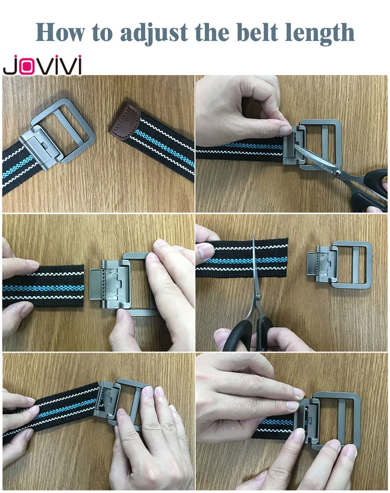 Jovivi 1x мужские и женские брюки ремень из парусины эластичный пояс плетеный с
