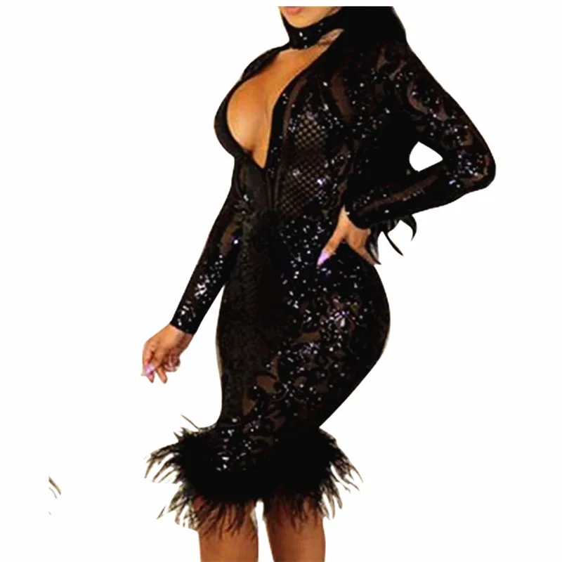 2019 г. пикантные для женщин Глубокий V средства ухода за кожей шеи блестками колье