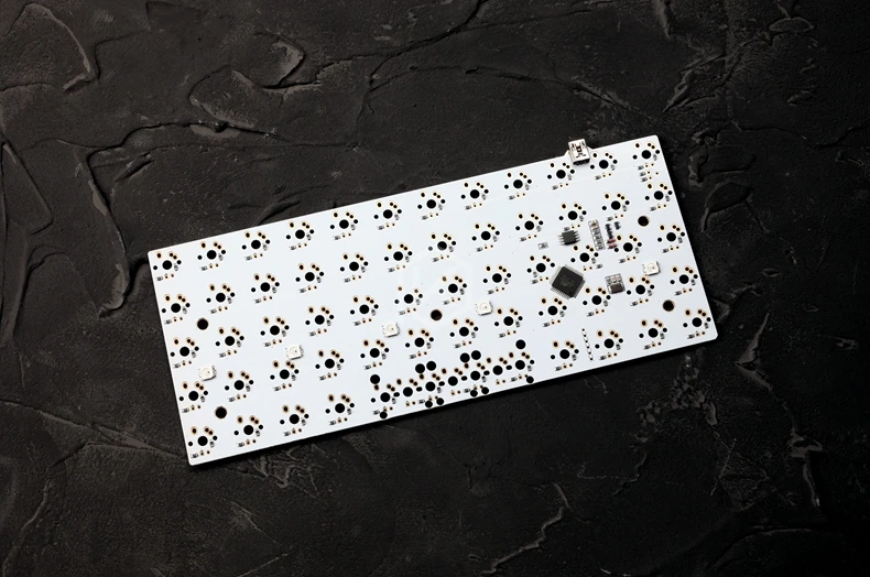 Jj50 v1.0 пользовательская механическая клавиатура 50% PCB запрограммирована 50 preonic макеты bface прошивка с rgb нижней светодиодной подсветкой