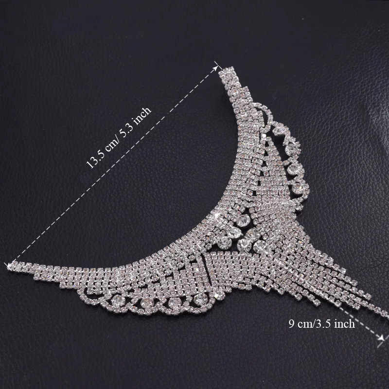 1 шт. стеклянные нашивки со стразами|Стразы| |