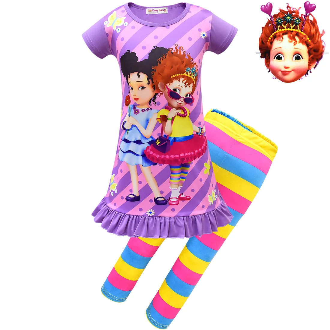 Новинка 2019 года Необычные Нэнси красивые детское платье Леггинсы для женщин