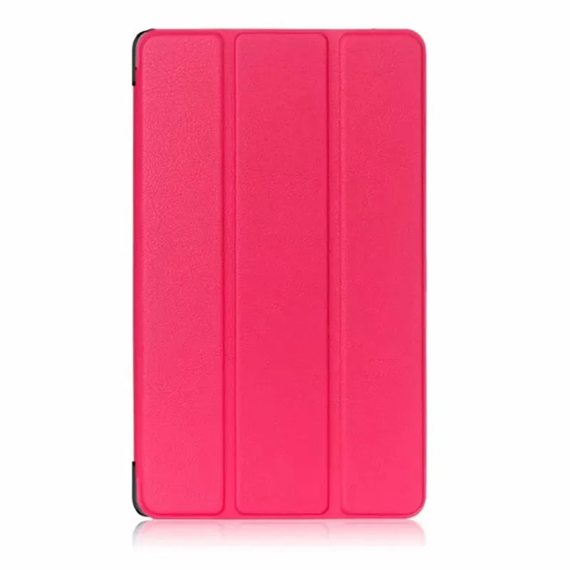 rose red-ka si te Ультратонкий чехол-накладка из искусственной кожи для lenovo Tab4 Tab 4 8 TB-8504x TB-8504F TB-8504N TB-850 4 8 дюймов Чехол-книжка на магните - Цвет: rose red-ka si te