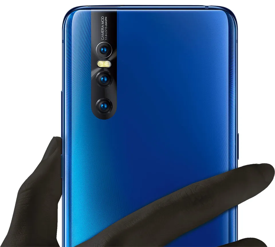 DHL Быстрая Vivo X27 4G LTE мобильный телефон Snapdragon 710 Android 9,0 6,3" ips 2340X1080 8 Гб ram 256 ГБ rom отпечаток пальца МП