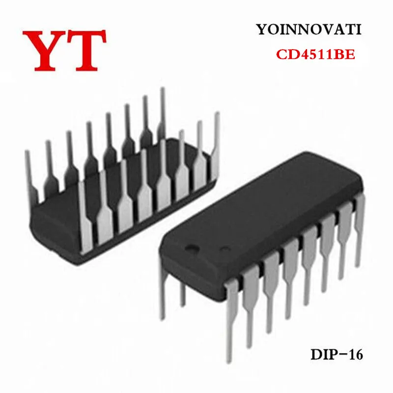 25 шт./лот CD4511BE CD4511 4511 7 SEG светодиодный DECOD/DRVR 16 DIP IC лучшее качество|decoder ic|ic decoderic led |