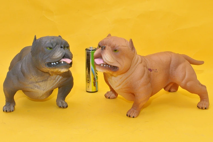 Горячие игрушки: Американская bully pitbull Bully собака модель моделирования животные