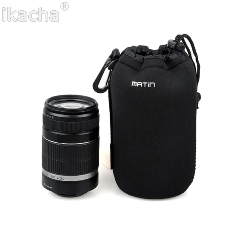 s m l xl Matin неопрен мягкий протектор объектив камеры сумка чехол для Canon Nikon sony высокое качество