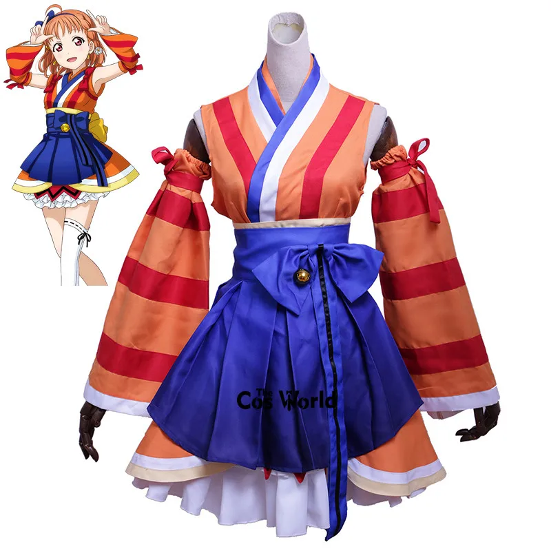 LoveLive! Sunshine! Aqours ed Dreamer платье с таками тика кимоно юката униформа наряд аниме