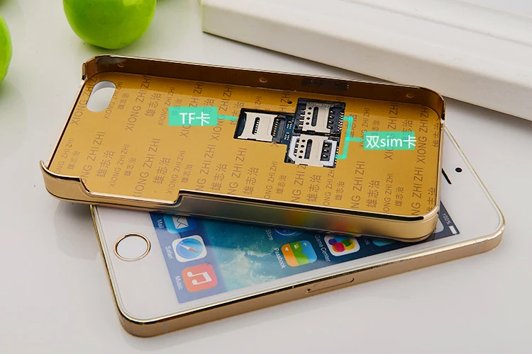 Не джейлбрейк двумя сим карты SIM адаптер сделать звонок SMS SOCOOL Длинные резервный