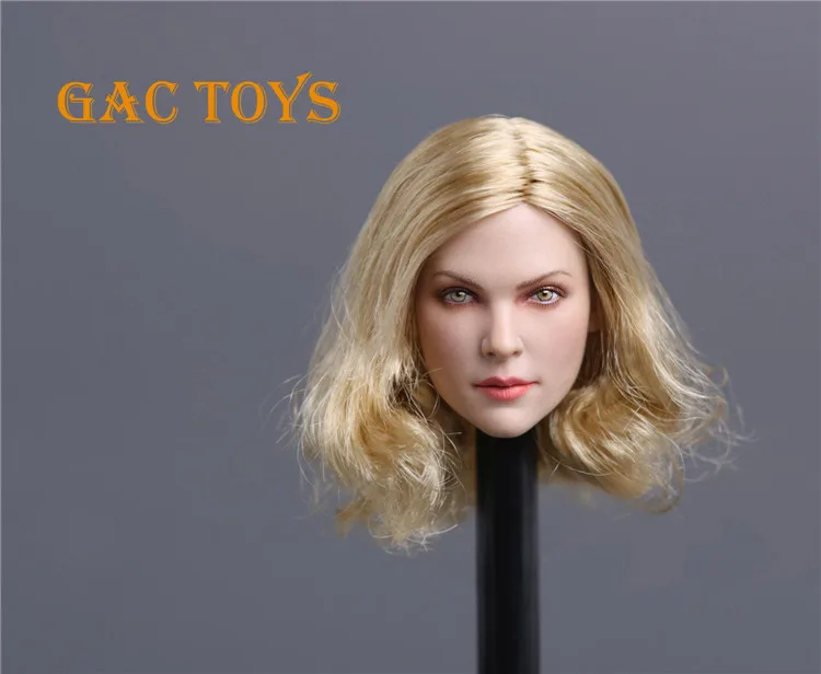 1/6 GC001 Европейская известная звезда Charlize Theron лепка с короткими светлыми волосами