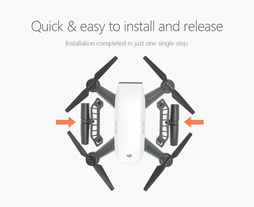 PGYTECH Новое поступление ночной полет светодиодные лампы для DJI Spark аксессуары Spark Drone портативные аксессуары