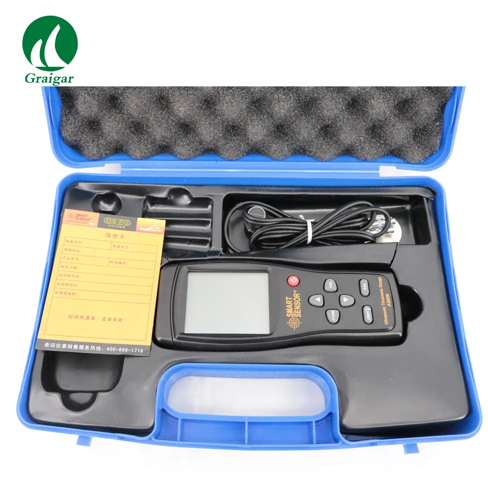 Портативный смарт датчик AS850 ультразвуковой толщиномер для неразрушающего