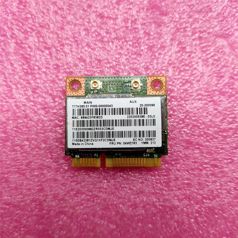 BCM943228HMB BCM43228 мини PCI e Wi Fi Wlan Bluetooth 4 0 карта 04W3763 04W3764 для ноутбука Lenovo|ЖК-экран