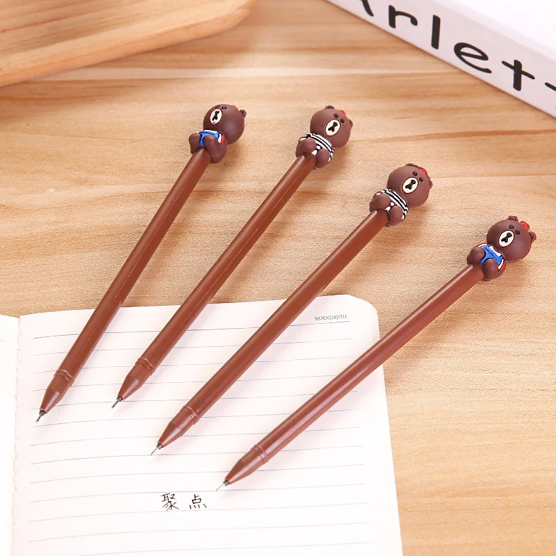 40 шт. Мультяшные медвежонки нейтральная ручка для учеников творческий маленький