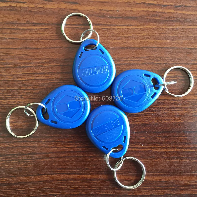 100 PC RFID 125KHZ TK4100 Proximity ID Token/Tag/Key/Keyfobs Compatible for EM4100 | Безопасность и защита