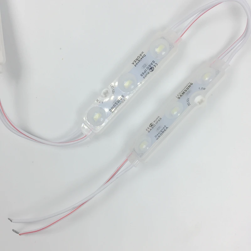 20 шт. светодиодный модуль освещения SMD 5730 3 светодиода s IP68 Водонепроницаемый