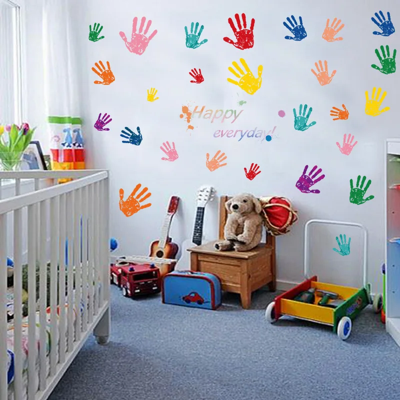 Детская Наклейка на стену переводная наклейка Съемная виниловая художественная