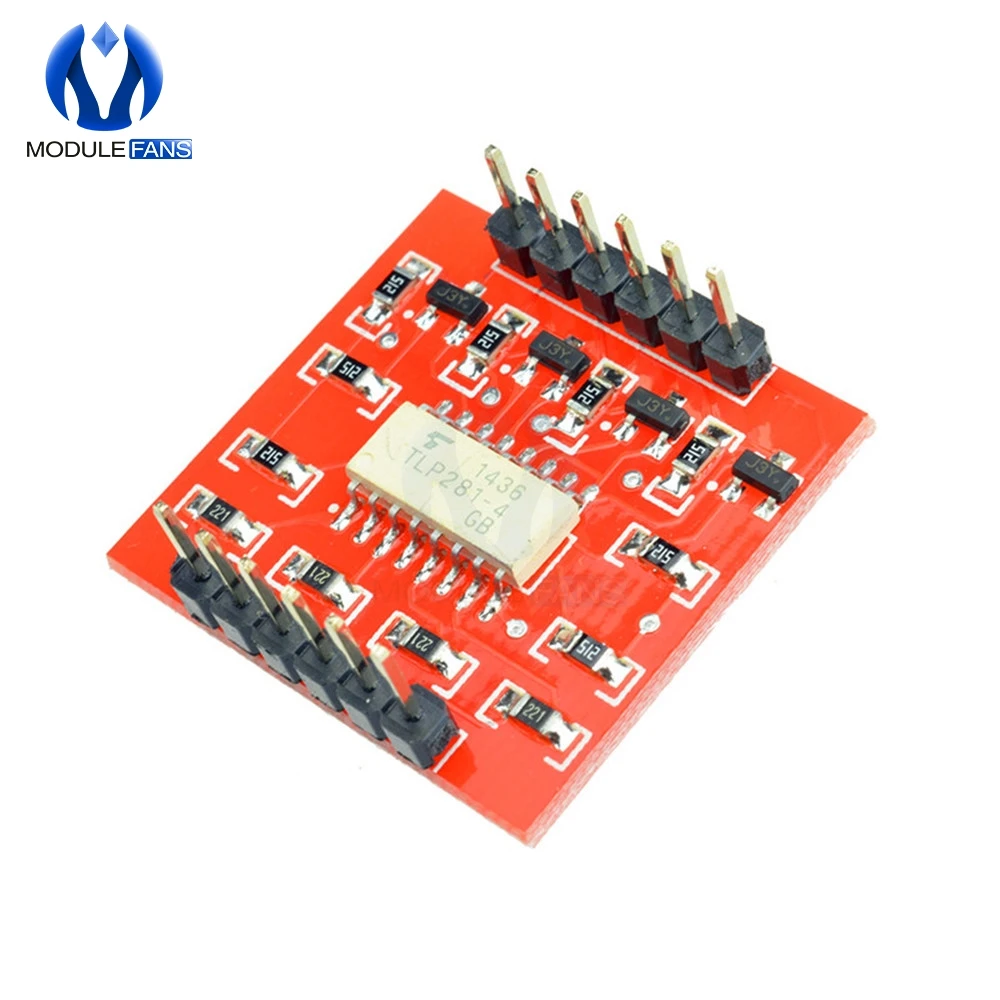TLP281 4 CH 4-канальный оптоизолятор IC модуль для Arduino Плата расширения высокий и низкий уровень оптопара изоляции 4 канала