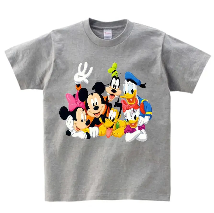 graw childreT-shirt Детская футболка с забавным принтом «Микки Маус» футболка с короткими рукавами для мальчиков и девочек коллекция года, летние детские футболки для отдыха, camiseta N - Цвет: graw childreT-shirt