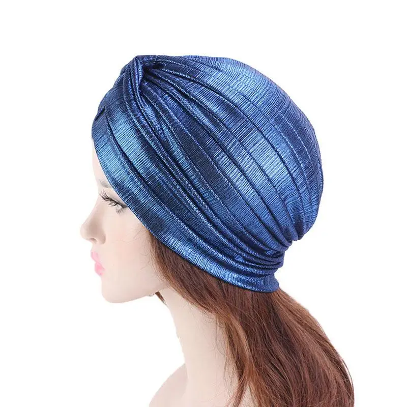 Женская индийская тюрбан головной убор покрытие для выпадения волос рак