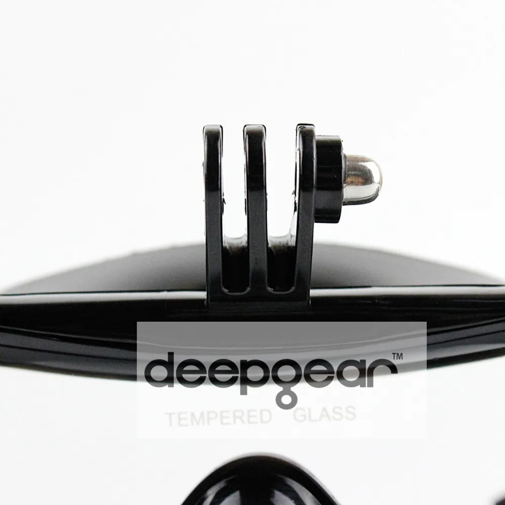 Набор для подводного плавания DEEPGEAR CAMAERA закаленная маска черные силиконовые