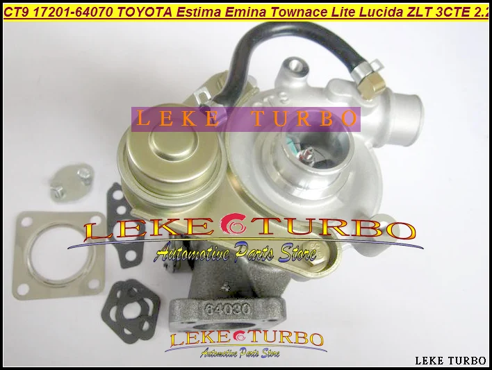 Турбокомпрессор Turbo CT9 17201 64071 64070 для TOYOTA Estima Emina Lucida Lite Townace Picnic 3CTE 3CT 2.2L D бесплатная