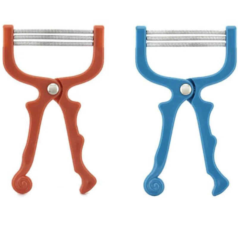 Makeup Facial Hair Epilator Removal Device Plastic Resin Stainless Steel Spring Face Cosmetics Shaving Tool One Piece | Красота и