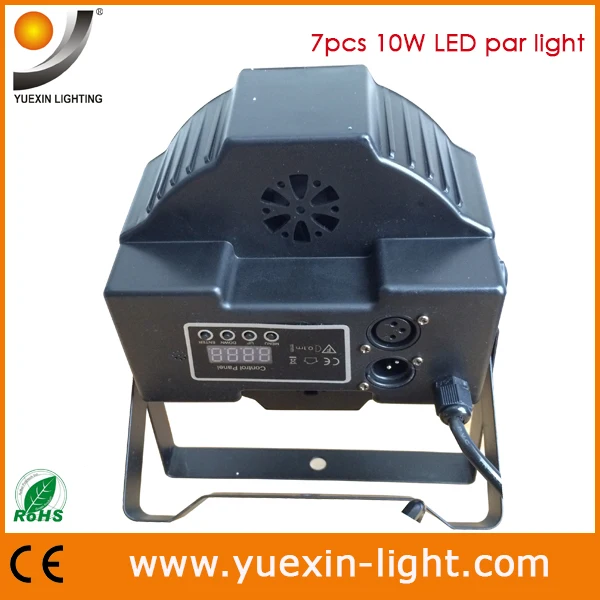 Профессиональный 6 канальный 70 Вт DMX 512 RGB LED сценический PAR свет освещение